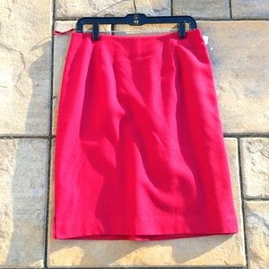 Amanda Smith read straight wool skirt 12